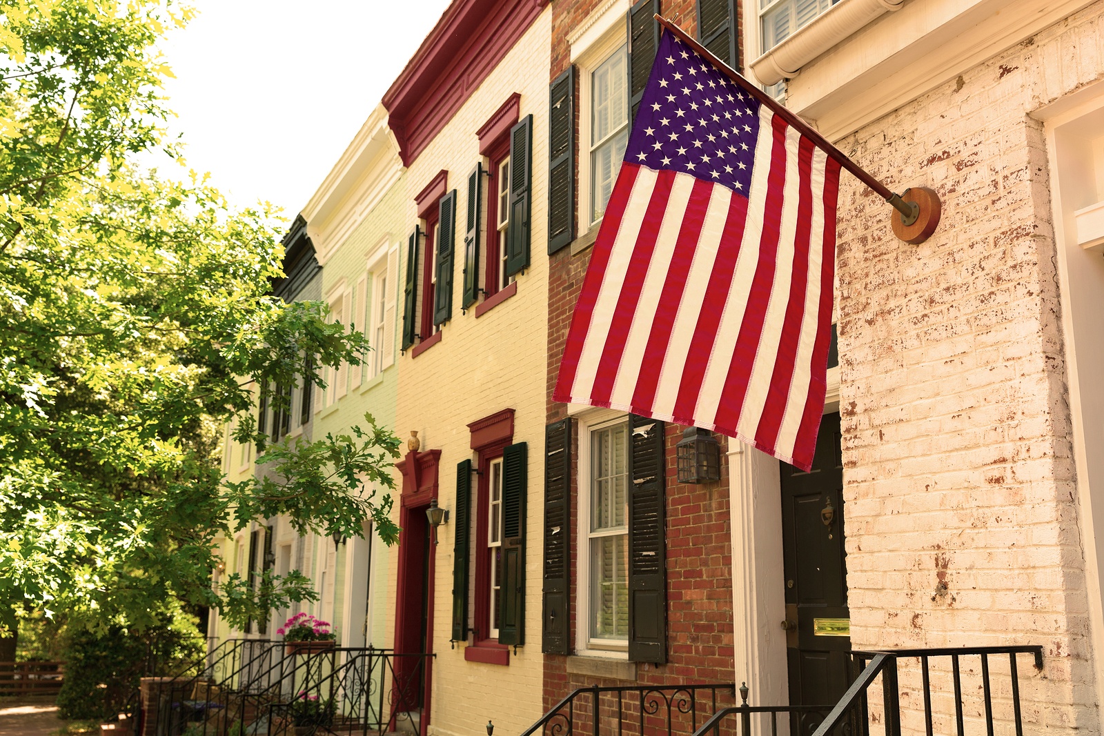 How To Mount A Flag On Brick